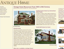 Tablet Screenshot of antiquehome.org